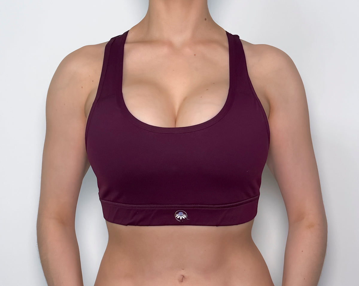 Purple Sports Bra