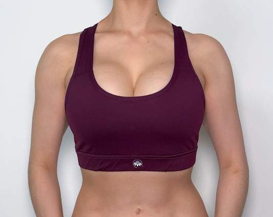 Purple Sports Bra